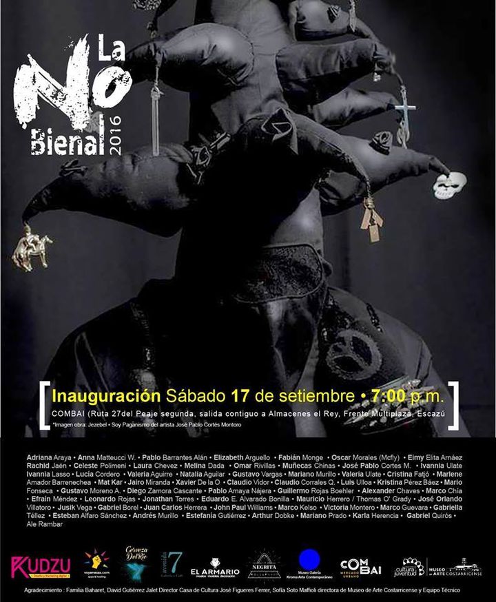 Mañana sábado 17 de setiembre, en la inauguración de Lano Bienal, en la Galería Kroma, Combai Mercado Urbano: