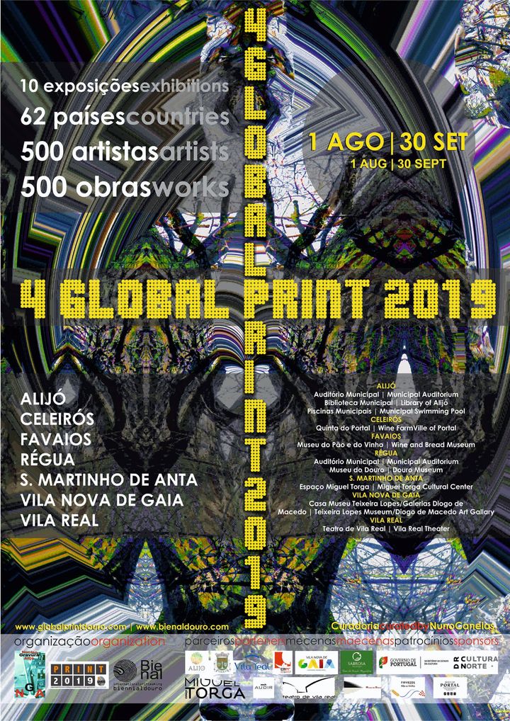 Hoy en Douro, Portugal, se inaugura la cuarta edición de Global Print en la cual tengo el gusto de estar participando: