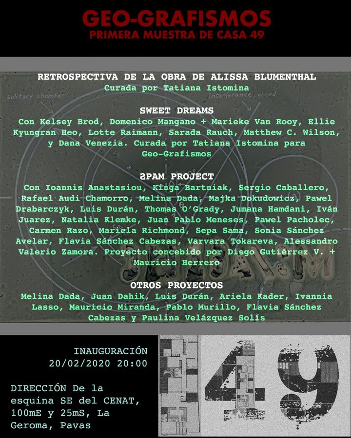 Hola amigos, los invito este jueves 20/02/2020 a la inauguracición de Geo-Grafismos en Casa 49.